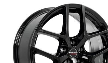 BORBET Y black glossy